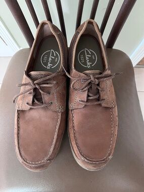 Clarks Armada English Oxford Brown Suede/Nubuck/Men’s Size 15M